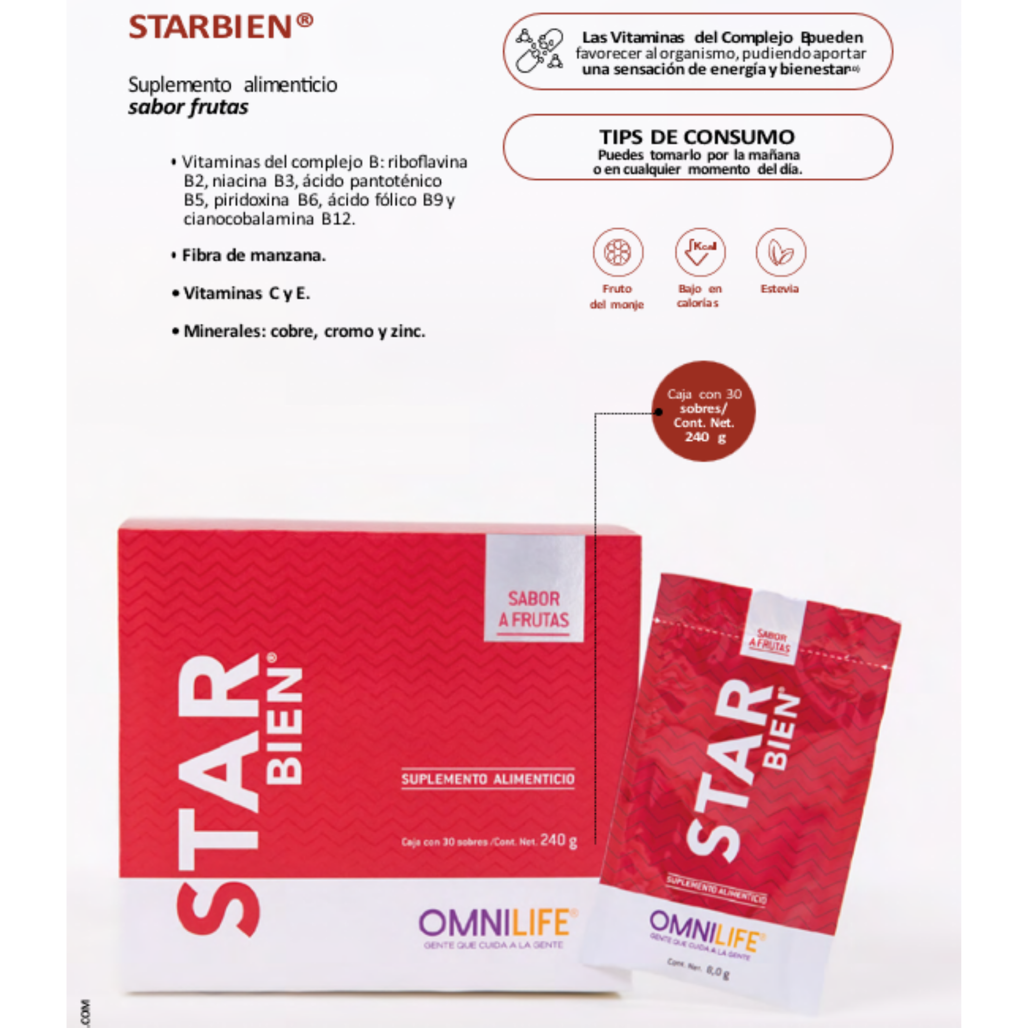 STARB Naranja Limón – Energía y vitalidad masculina con maca y vitaminas