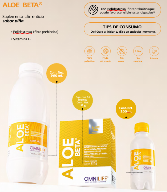 ALOE BETA PIÑA – TU SISTEMA DIGESTIVO TE LO VA A AGRADECER (200ml)
