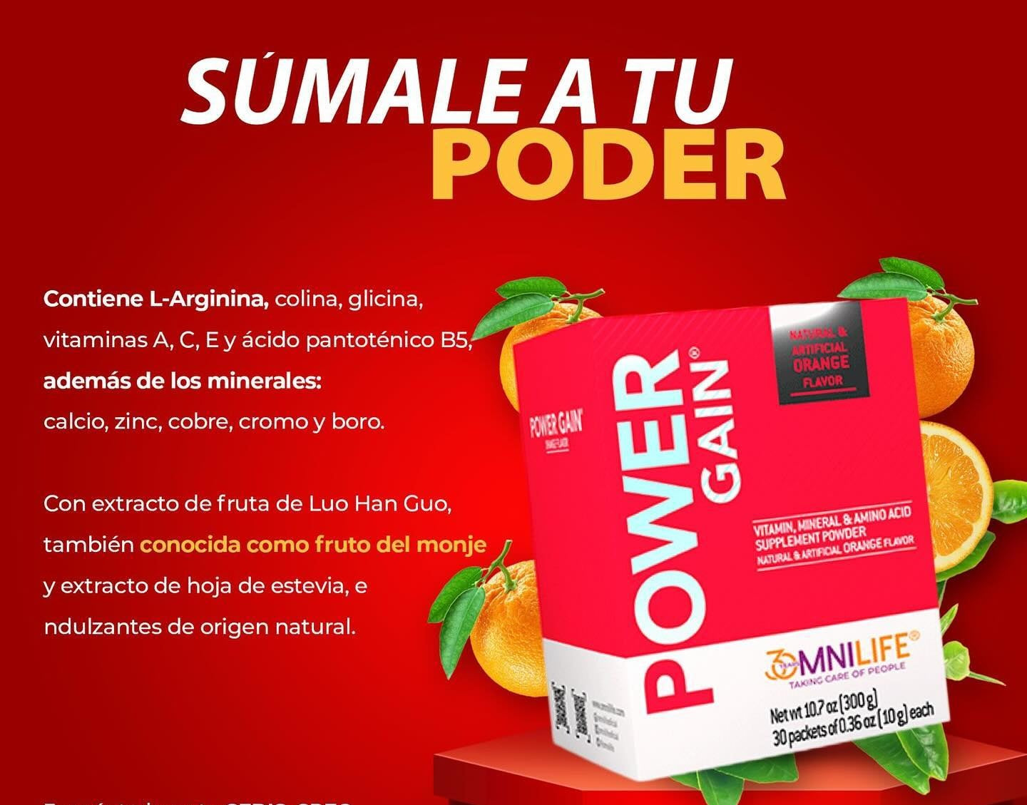 Power Maker Sabor Naranja | Potencia tu Energía, Músculos y Vitalidad