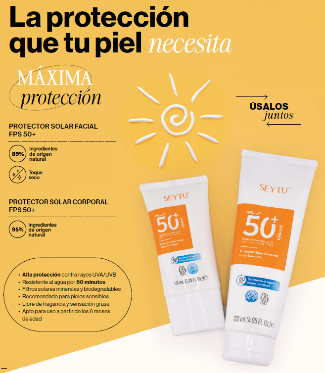 Protector Solar Corporal FPS50+ 120ml – Protección completa para cada centímetro de tu piel
